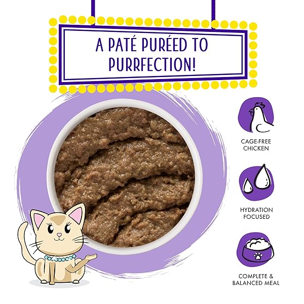 WERUVA CLASSIC CAT PATÉ, MEAL OR NO DEAL! WITH CHICKEN & BEEF, 3OZ CAN (PACK OF 12)
