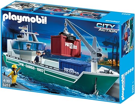 Playmobil 5253 - Frachtschiff mit Verladekran