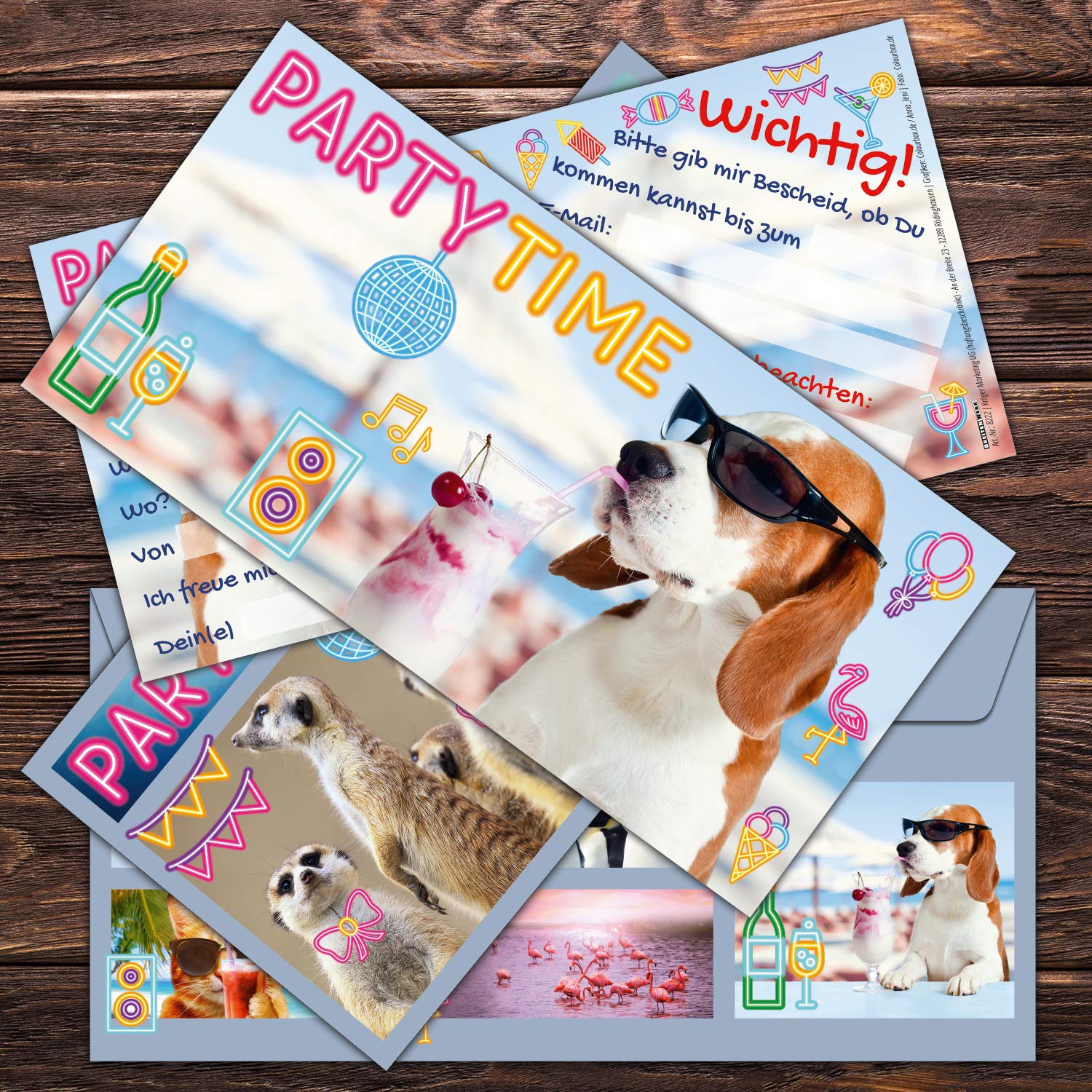 Teenager Erwachsene Von Breitenwerk Einladung Fur Kinder 12 Er Set Party Hund Einladungskarten Mit Umschlag Zum Kindergeburtstag Oder Einladungen Kuche Haushalt Wohnen Suenaacampo Com 
