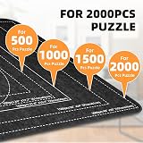 MOZOOSON Puzzle Board for 2000 Pieces 41.3x31.5in with 8 Trays Cover view 4