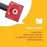 Amtech Carpet Knee Kicker Installer Tool Adjustable Steel Teeth Smooth Finish view 5