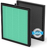 Tailulu Air Purifier Filter for Tailulu HQKJ-180 Air Purifier, H14 Grade True HEPA for Large Room Filter Allergies Pollen Smoke Dust Pet Dander, HQKJ-180 Replacement Filter (Green 1Pack)