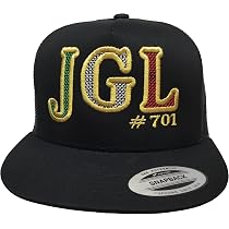 Mexico JGL Gold El Chapo Guzman hat Black mesh Snapback at Amazon ...
