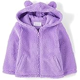 The Children's Place baby-girls And Toddler Long Sleeve Sherpa Zip-up Hoodie
