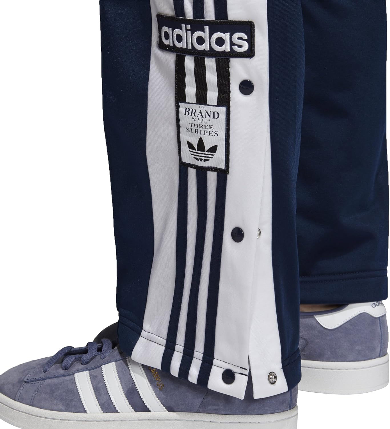 adidas navy track pants womens