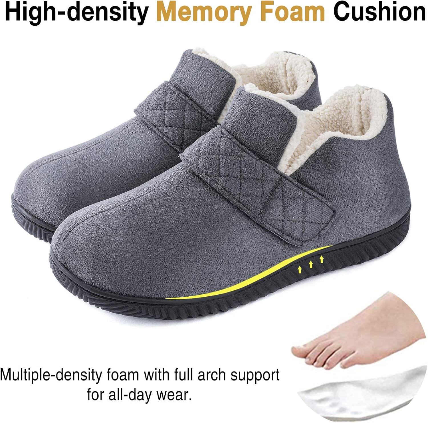 womens house shoes with rubber soles
