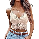Avidlove Lace Bralette for Women V Neck Camisoles Racerback Adjustable Strap Crop Top