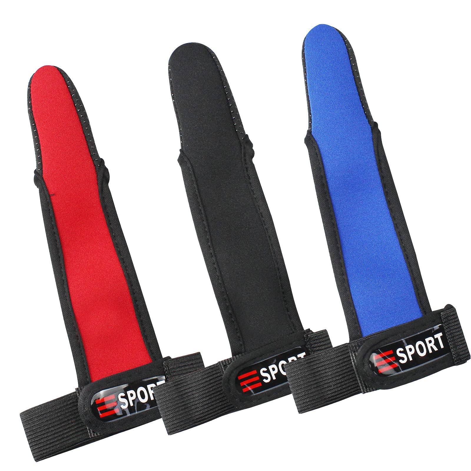 oupados Aallo 3 Pcs Anti-Slip Fishing Gloves Professional Single-finger Gloves Elastic Band Fishing Single Finger Stall Protector Glove for Outdoor Fishing