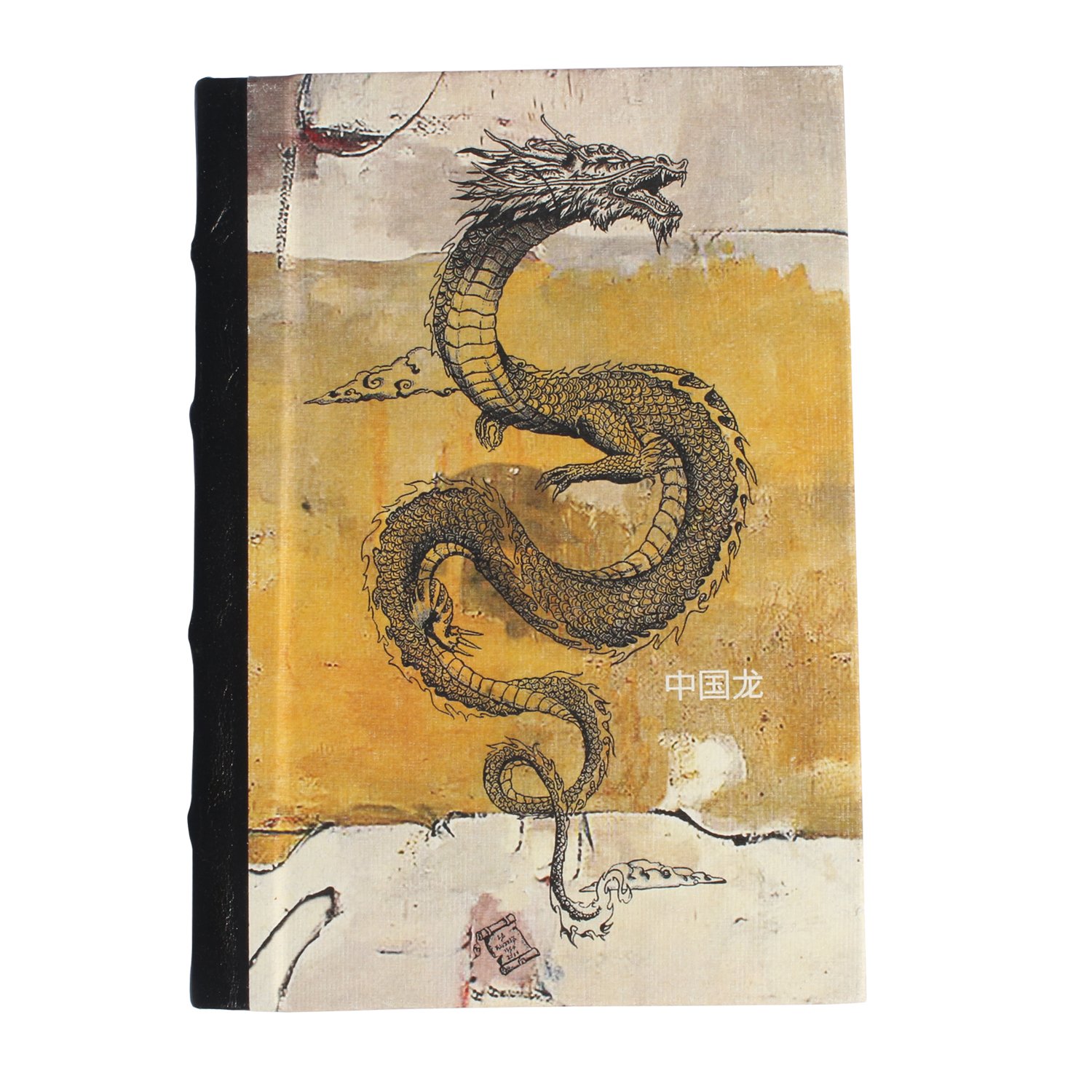 De Kulture Chinese Dragon Artwork Eco-Friendly Task Planner Acid Free Paper, Genuine Leather Spine, Ideal Daily Diary for Personal & Office Use 125 GSM 176 Pages
