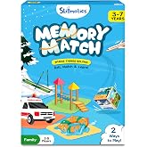 Skillmatics Memory Match &ndash; Where Things Belong, Fast Matching Board Game | Fun Board Game for Kids, Educational Preschool Game for Boys &amp; Girls Ages 3&ndash;7, Learning &amp; Brain Development Toy