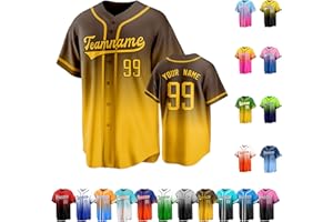 Custom Baseball Jersey Stitched/Printed Name Number Personanlized Shirts Sports Uniform Gifts for Men Women Youth
