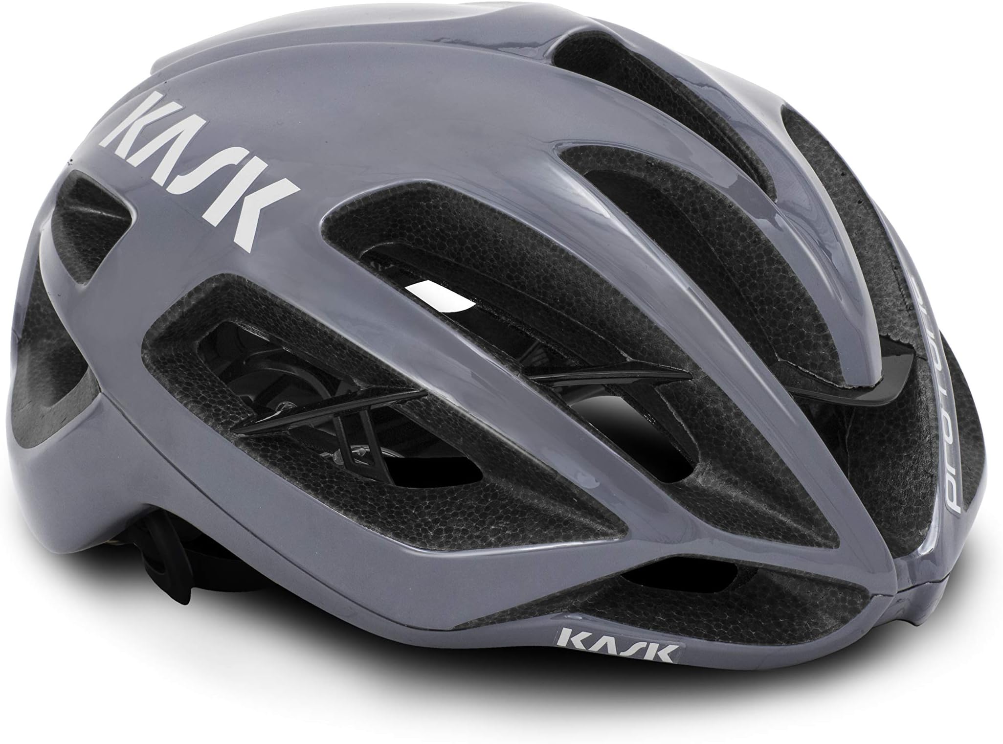KASK Adult Road Bike Helmet PROTONE Grey [Size 62] Off-Road Gravel Cycling Helmet