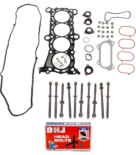 Kolben Dichtung Head Gasket Set With Bolts Complete For Honda Acura K24 Engine - Fits 2004-2011 Accord, CR-V, Element | MLS Gasket Honda K24 Head Gasket Set Zylinderkopfdichtung Honda