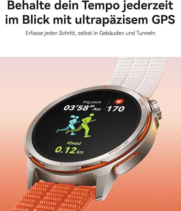 Watch GT Runner 2 Smartwatch, GPS Marathon Laufuhr, Dusk Blue