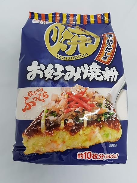 Okonomiyaki Mehl Fertigmehlmischung Okonomiyakimehl Grundzutaten Okonomiyaki-Ko 500g