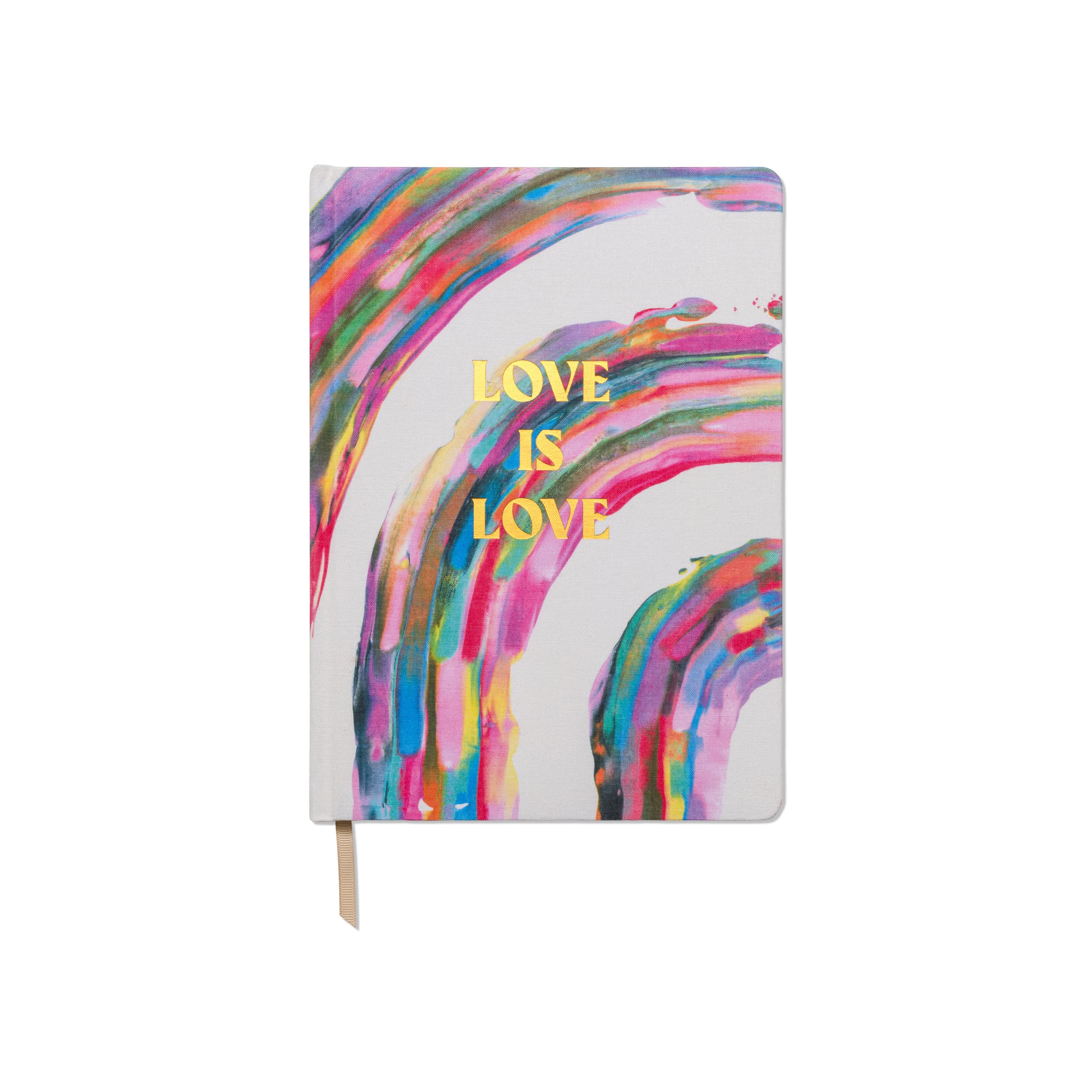 DesignWorks Ink Love is Love Colorful Rainbow Abstract Art 7.5
