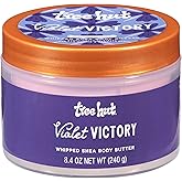 Tree Hut Violet Victory Whipped Shea Body Butter, Hydrating & Nourishing Body Lotion with Natural Oils, Moisturizer for Soft & Smooth Skin, 8.4 oz