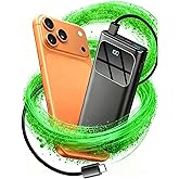 Power Bank, Portable Charger 10000mAh with PD 15w Fast Charging, 4 Outputs 3 Inputs with Built in TypeC, USBA Battery Pack, C