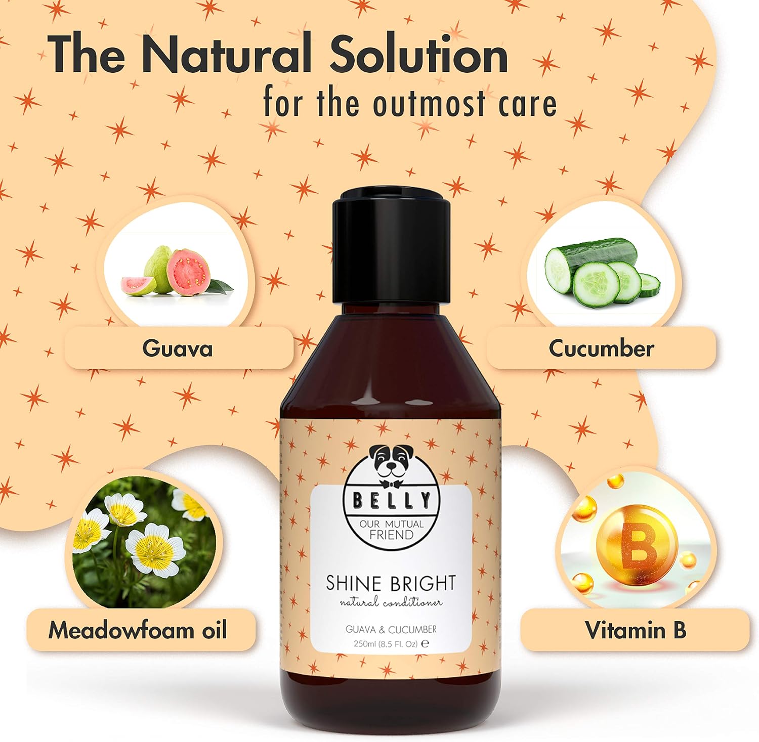 Belly Dog Conditioner, Premium Dog Conditioner for Matted Coats Tangle-Free Grooming & Shiny Fur - Image 4