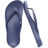 GETOEU Flip Flops for Women and Men with Arch Support Comfortable Recovery Slide Sandals Slip Resistant Shower Shoes Walking Thong Sandals Lightweight and Soft Footbed Slides Flip Flops