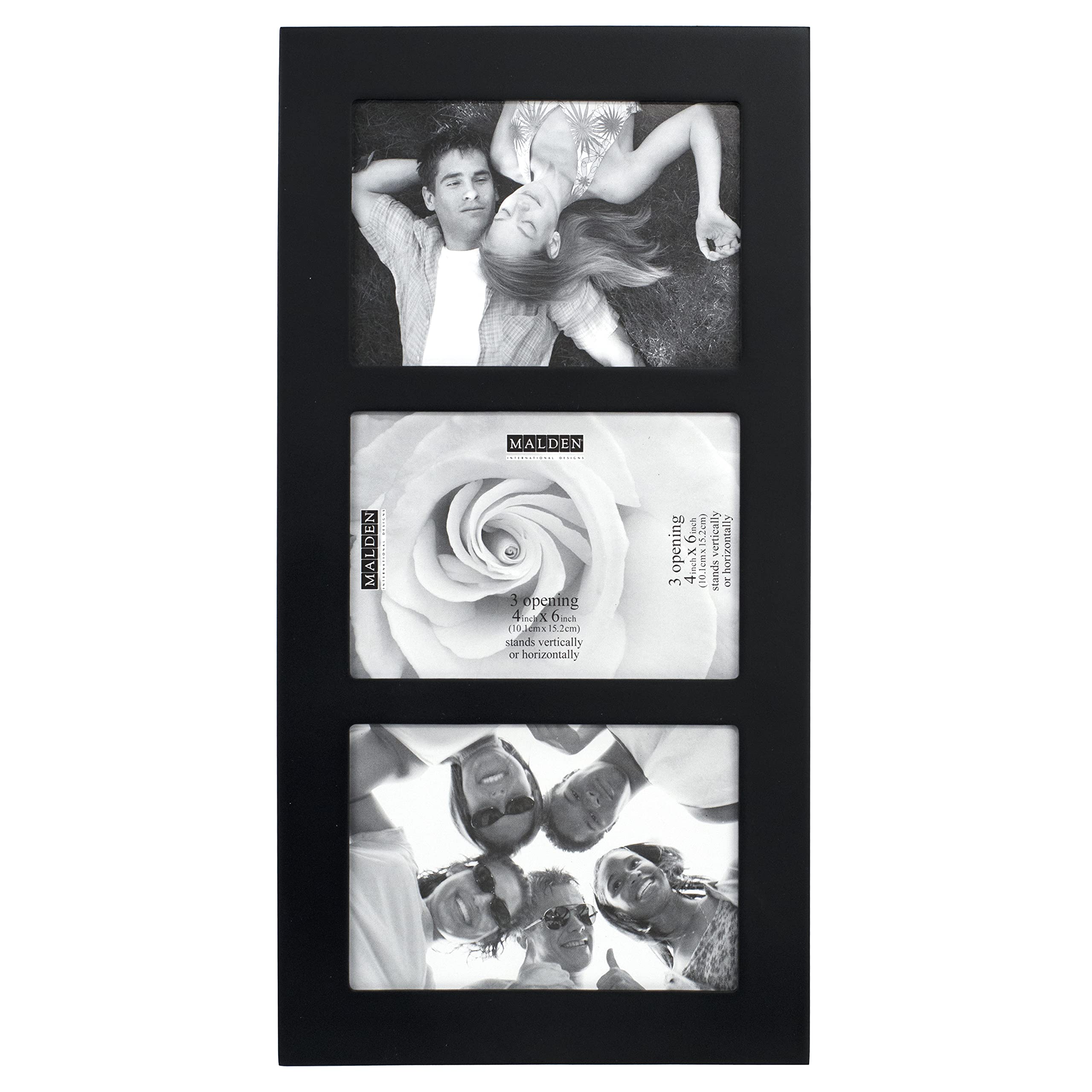 Malden - 951-346 4x6 3-Opening Collage Displays Three Pictures