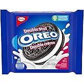OREO, Double Stuf Chocolate Sandwich Cookies, 261 g, Baked in Canada