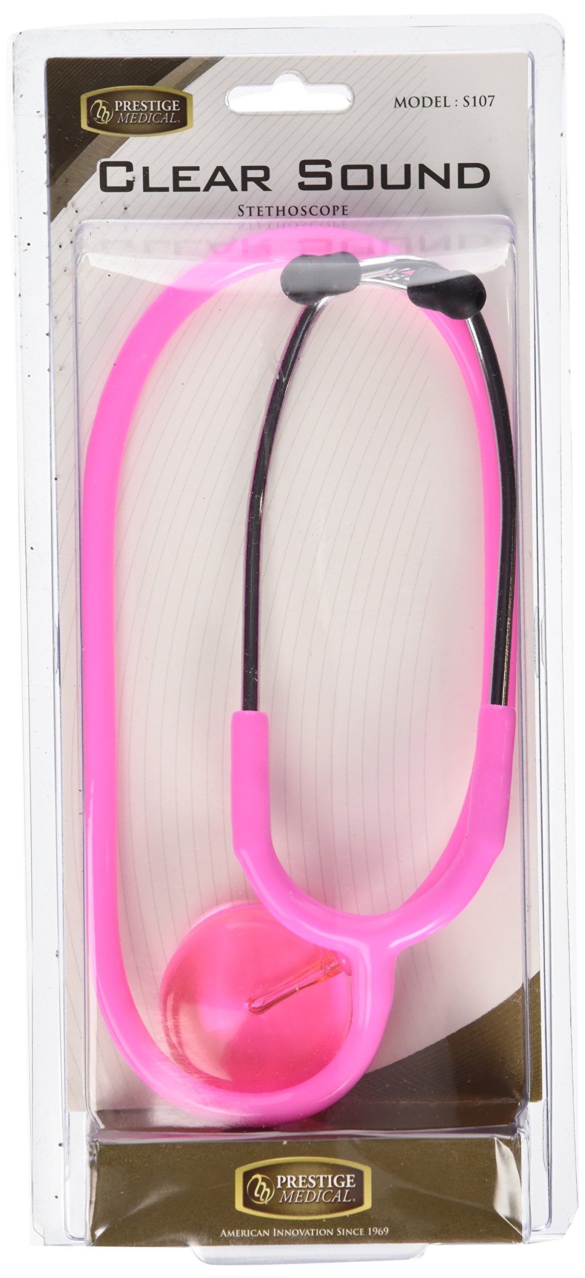NCD Medical Hot Pink Clear Sound Stethoscope โ image 1