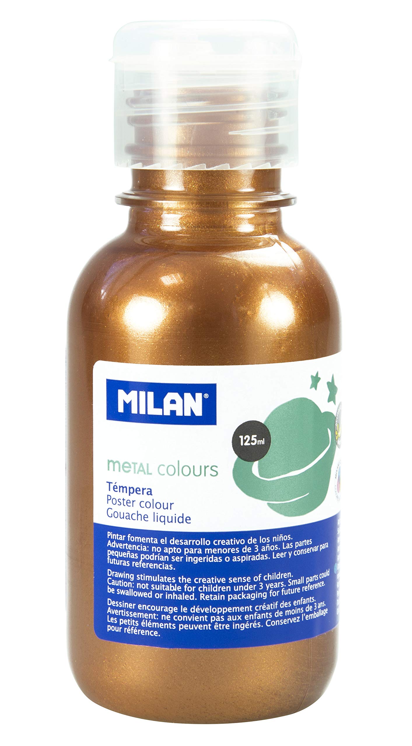 Milan Botella 125ml de témpera cobre