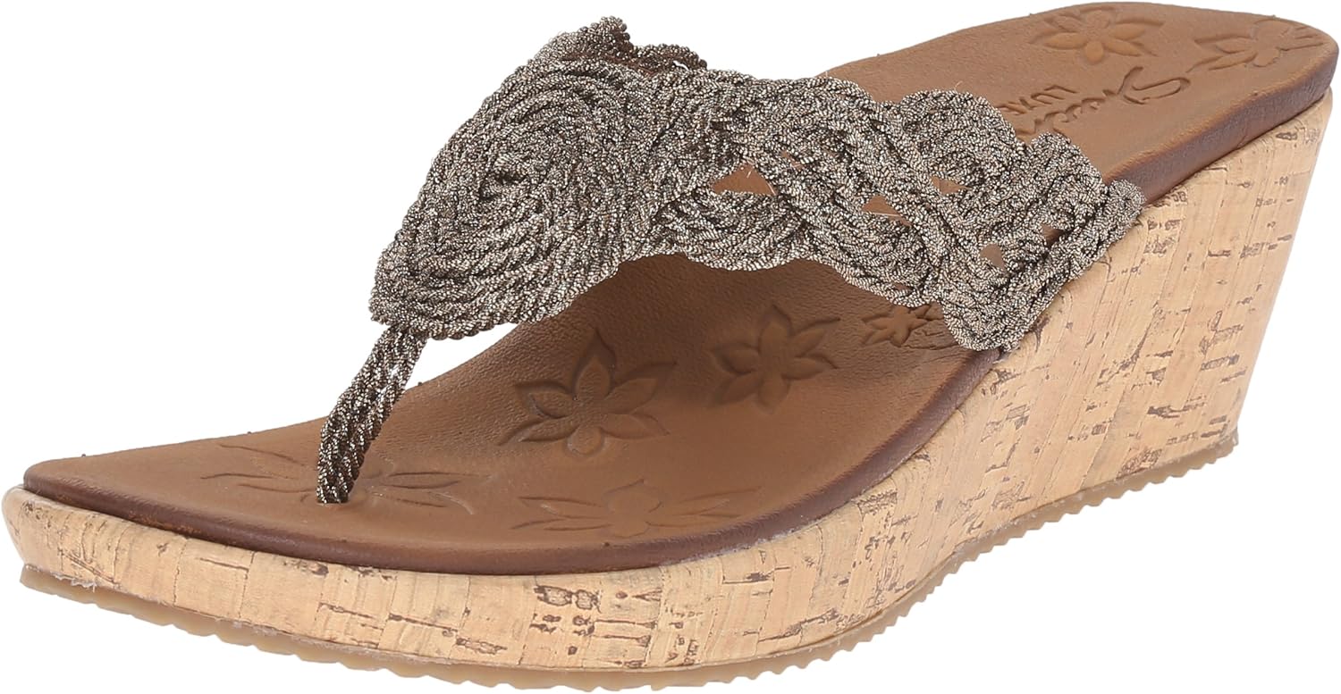 Skechers Cali Womens Rumblers-Hope Float Wedge Sandal Shoes Sandals