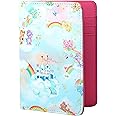 Care Bears Passport Holder for Travel Official License, Cute Passport Cover for Women, Care Bear Passport Protector