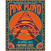Vintage Concert Poster 11x14 - Psychedelic Rock Music Wall Art - Retro 70s Home Decor - Classic Rock Band Wall Art - Music Room Decoration - UNFRAMED