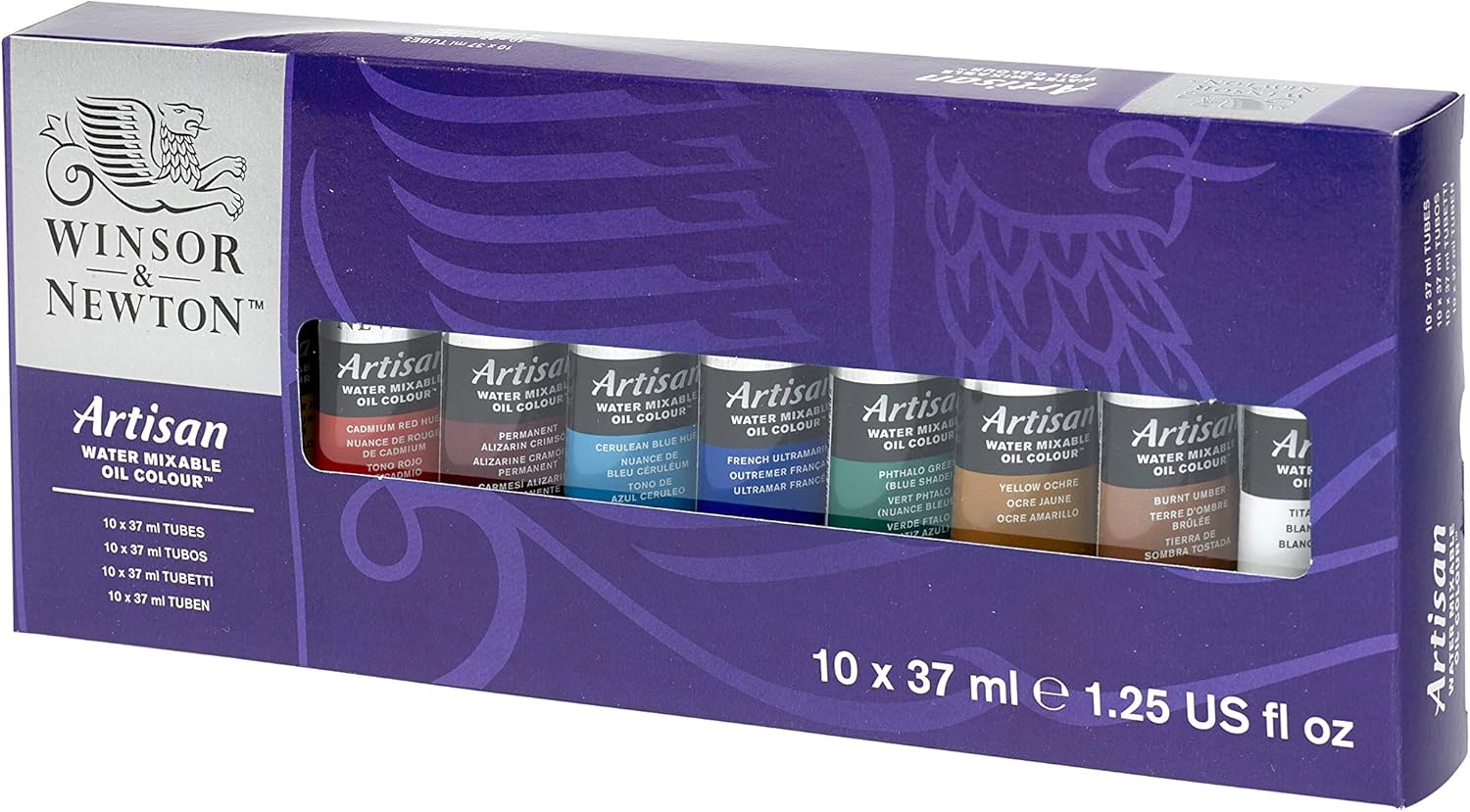 Winsor & Newton, Winton Oil Colour, 10x37ml Tube Set, 10 X 37ml Tube Set, 370 ml (Pack of 1) - Image 3