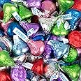 100pcs Rainbow Candy Kisses Milk Chocolate (1lb approx. 100 pcs)
