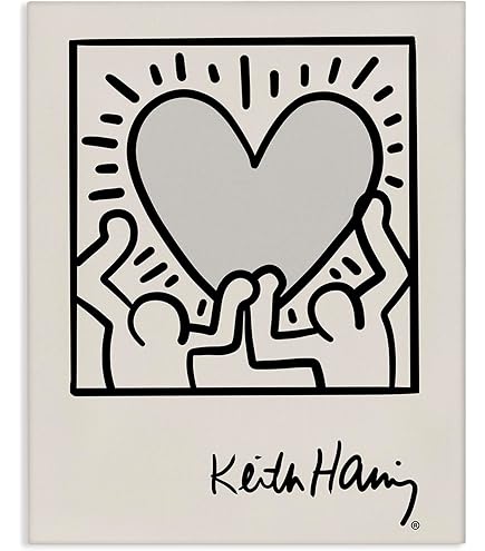 Amazon.com: McGaw Graphics Untitled, 1985 (heart) by Keith