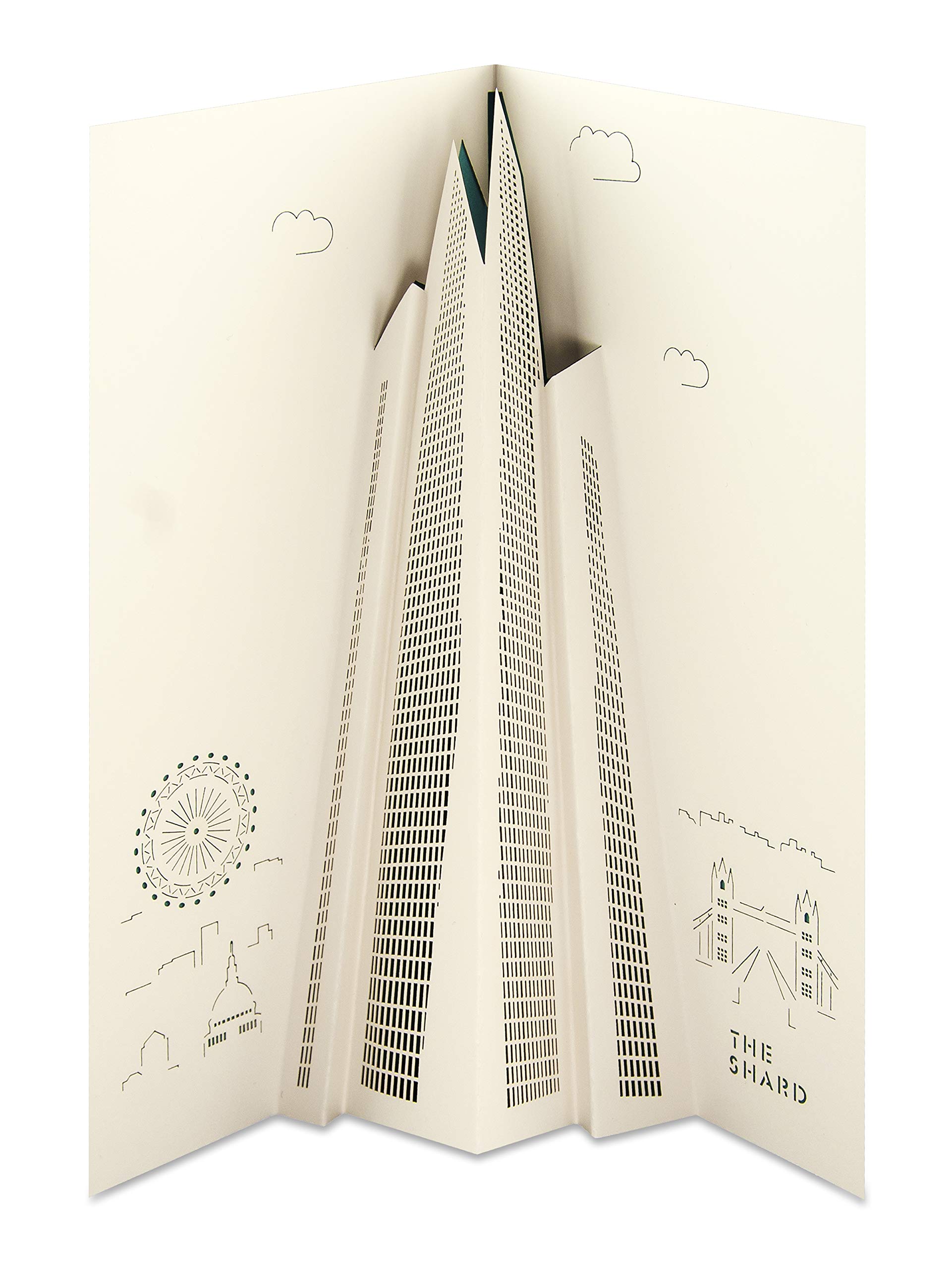 Spots London The Shard pop-up card