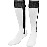 TCK 2-in-1 Baseball Stirrup Socks | Classic Knit-In Design with Ergonomic Cushioning | Made in USA Since 1961