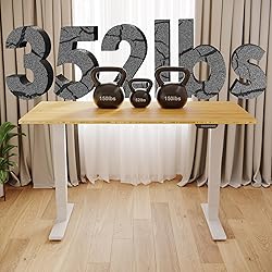 FLEXISPOT E6 Bamboo Dual Motor 3 Stages Standing
