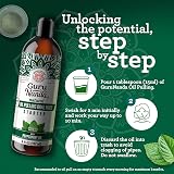 GuruNanda Starter Pulling Oil Mouthwash Coconut Mint 237 ml with Brush view 6