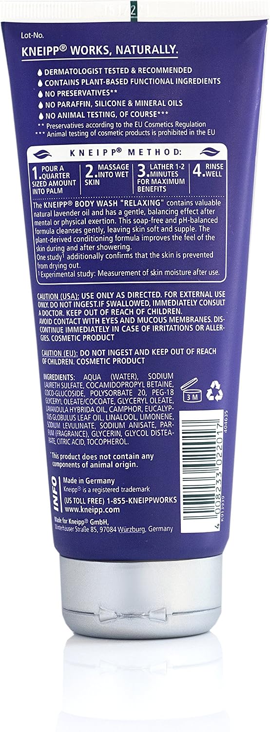Kneipp Balancing (Lavender)Body Wash - Image 3