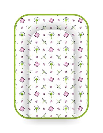 Polini Kids Wickelauflage 70x50 cm für Kommode Motiv Dragonflies,1344-3