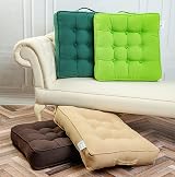 Casabella Booster Cushion Large 50x50cm 10cm Thick Armchair Floor Seat Black view 6
