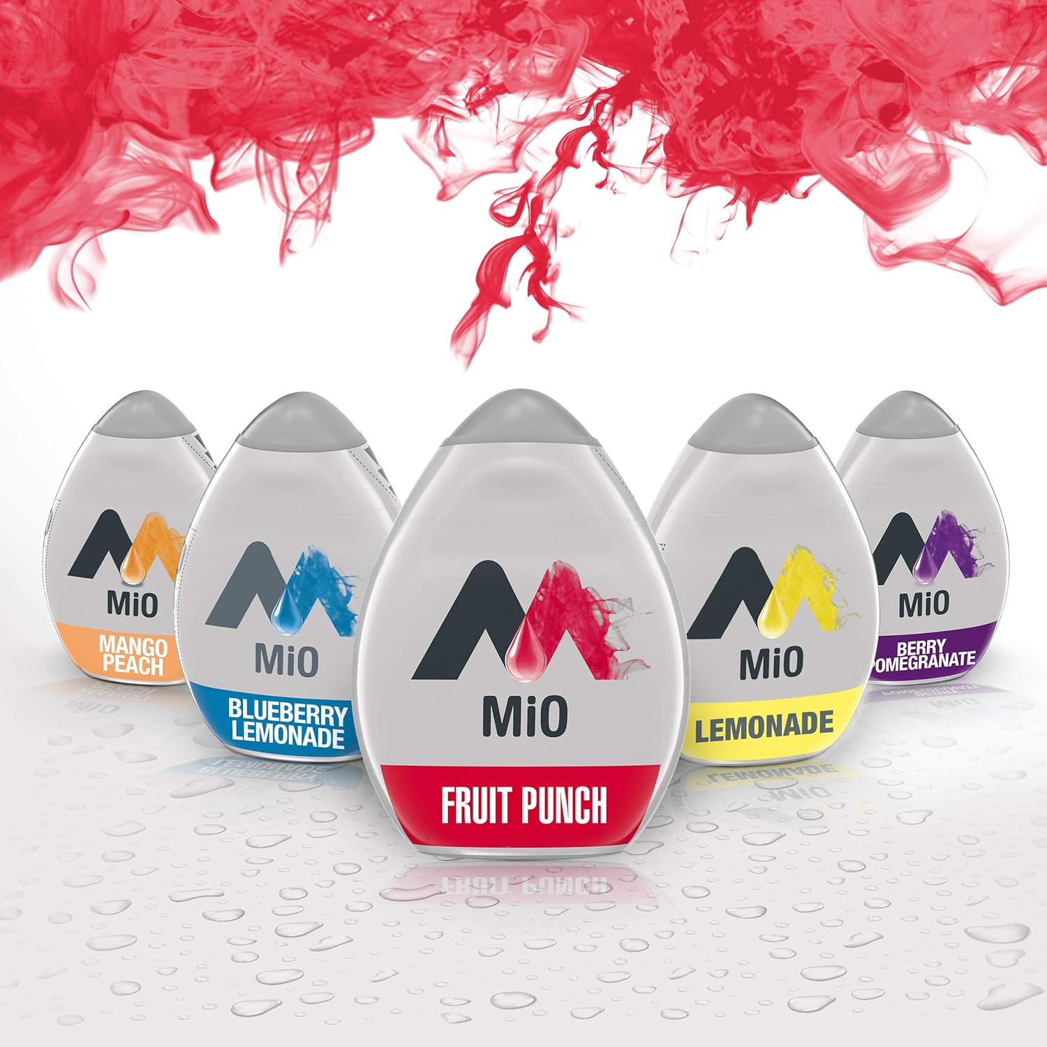 Mio Fruit Punch Liquid Water Enhancer Drink Mix (1.62 fl oz Bottle) : Beverage Flavoring Syrup : Grocery & Gourmet Food