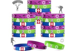Haxpacal Video Games Bracelets Silicone Wristband 30Pcs Llama Theme Party Decorations Supplies for Video Games Llama Gamer Birthday Party Favors