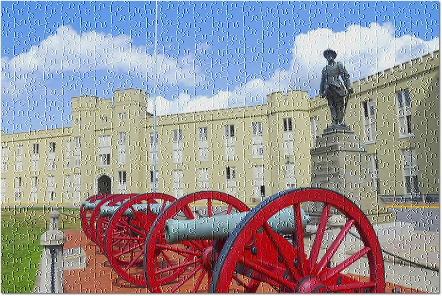Lantern Press Lexington, Virginia - Virginia Military Institute 9010178 (500 Piece Premium Jigsaw Puzzle for Adults and Family, 13x19)