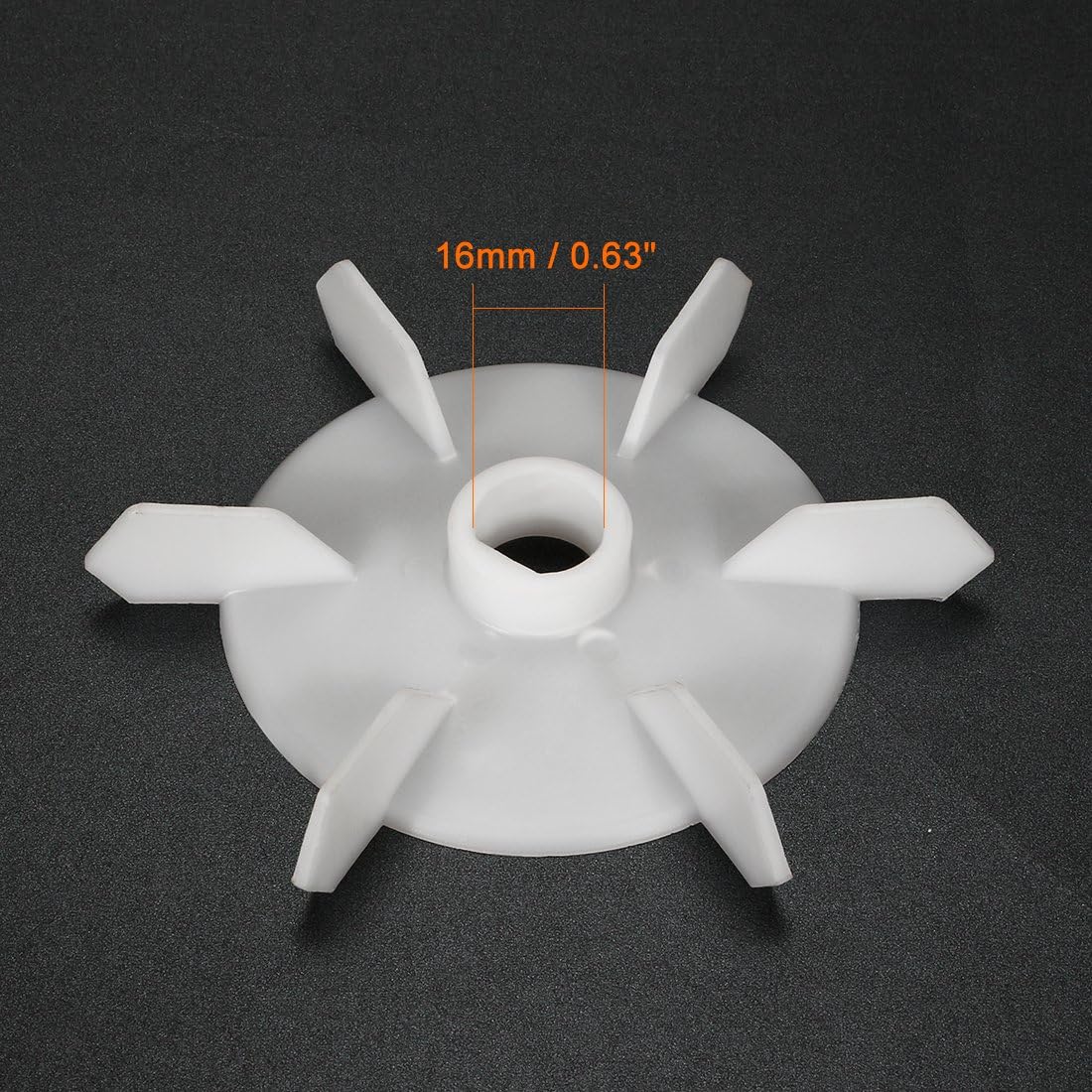 Plastic Cooling Fan Replacement Electric Motor Impeller Bore 16 mm lot