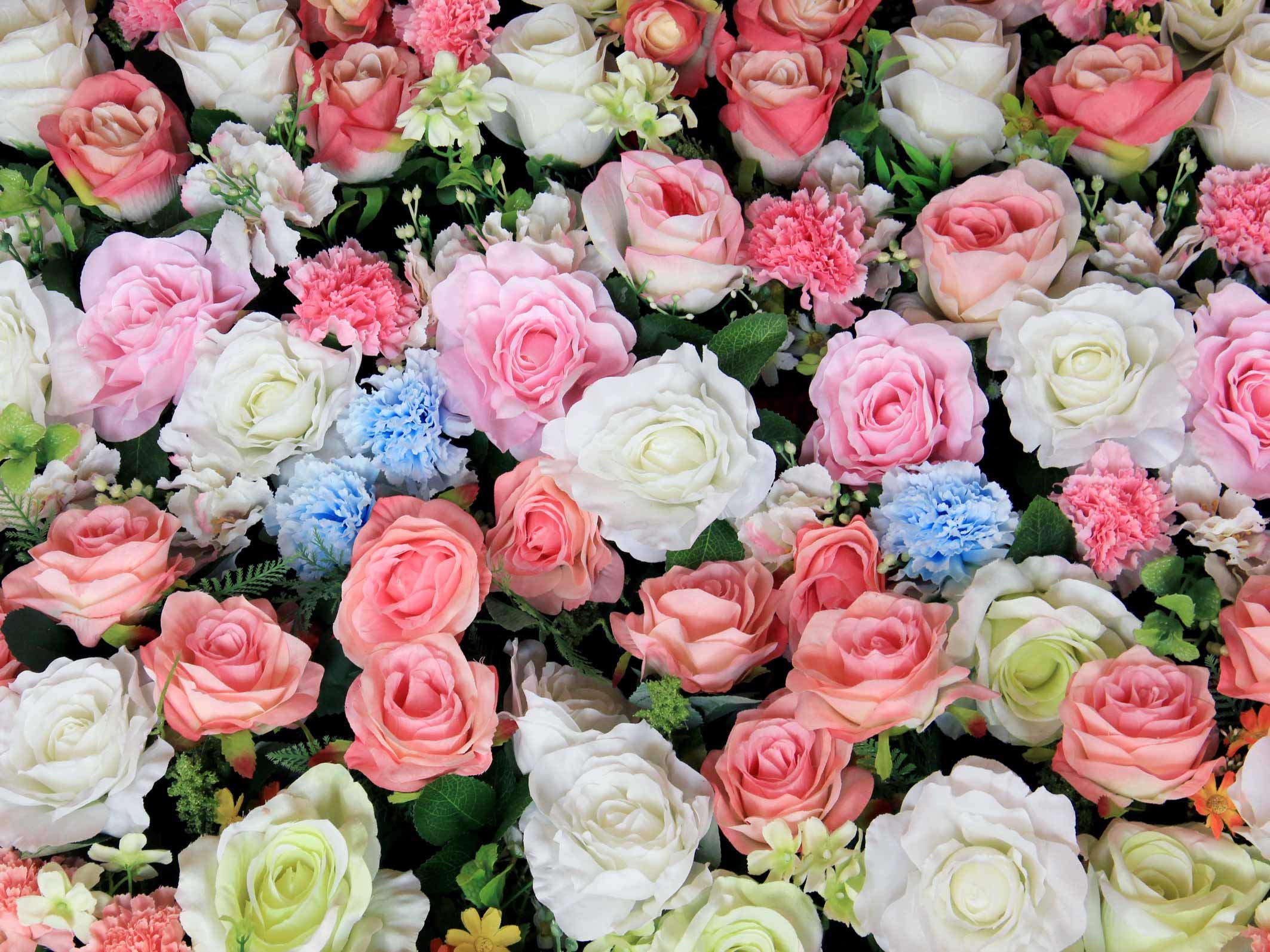 AG DESIGN Flowers Giant Wall Poster, Non Woven, Multi-Colour, 360 x 270 cm