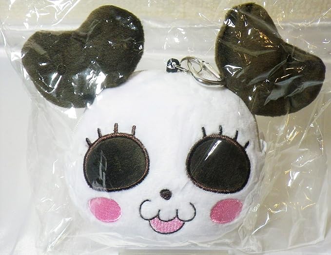 Amazon Co Jp Honeyworks クマパン パンミィ ぬいぐるみパスケース カラビナ付き 定期入れ ファスナー付き ポーチ バックチャームにも 財布 パンダ ハニーワークス コミケ ホビー