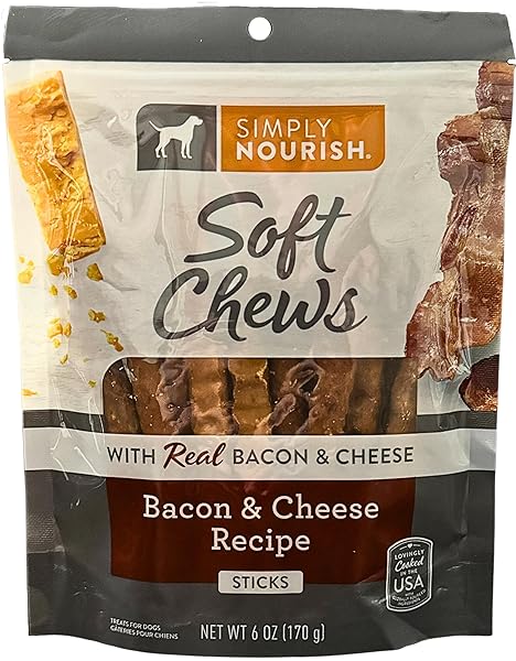SIMPLY NOURISH SOFT CHEWS (1) REAL BACON &...