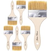 Bates- Chip Paint Brushes, 3 Inch, 6 Pack, Chip Brush, Brushes for Painting, Paint Brushes, Stain Brushes for Wood, Natural Bristle Paint Brush, 3 Inch Paint Brush, Chip Paint Brushes for Paint