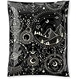 Madeful Cute Poly Mailers 10x13 (75 Pack) Shipping Bags for Clothing - Eco Friendly Packaging - Mailer Envelopes for Small Business - Black Cosmic